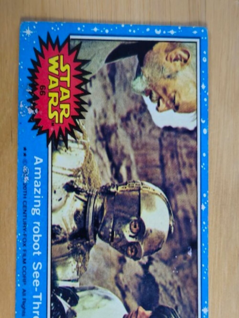 TOPPS 1977 Star Wars #66 Luke Skywalker & CP3O